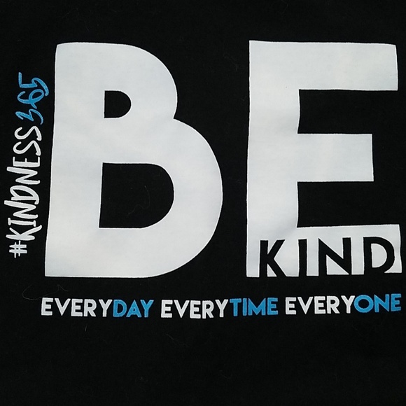 BE KIND, Black tshirt, small - Picture 2 of 3